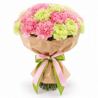 Букет из гвоздик «Цветочное созвездие»