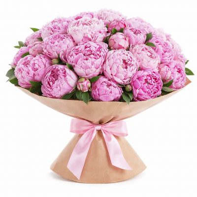 Букет из пионов «Розовый пони»