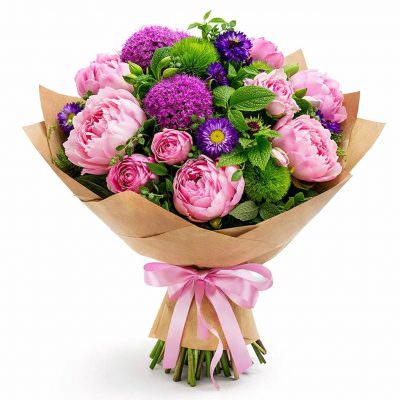 Сезонный букет «Лепестковая симфония»