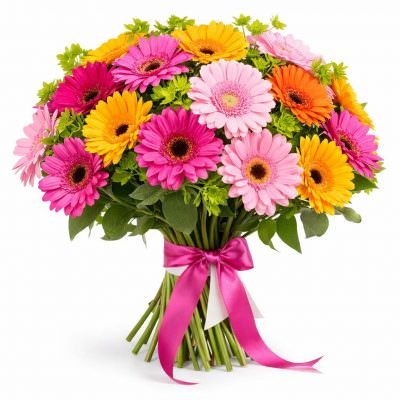 Букет из свежих цветов «Яркий сюрприз»