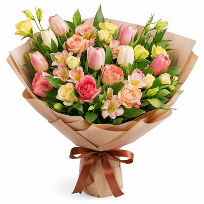 Дизайнерский букет «Солнечный рассвет»