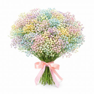 Букет гипсофил микс «Лепестковый шик»