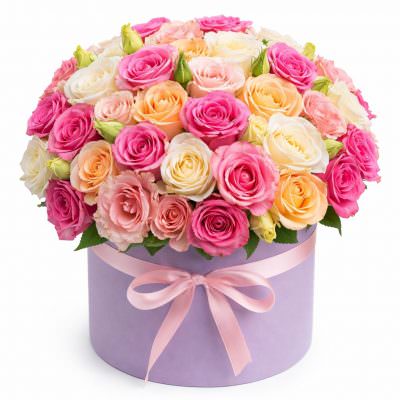 Цветы в коробке