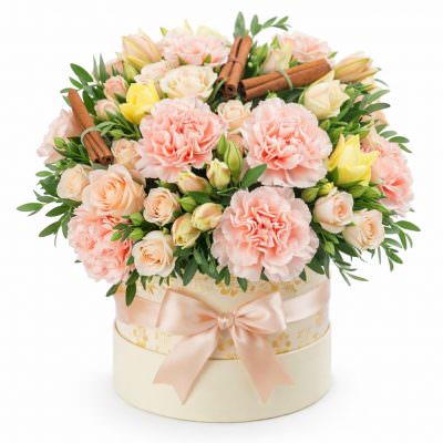 Цветочная коробка «Блеск Утра»