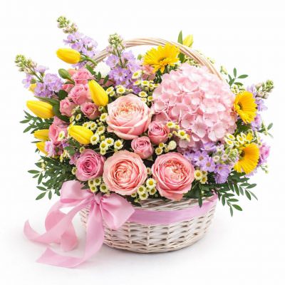 Композиция натуральных цветов «Чудо природы»