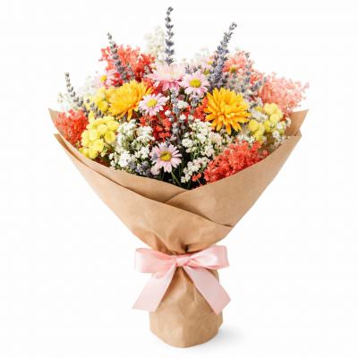 Подарочный букет ручной работы «Вечерняя Лазурь»