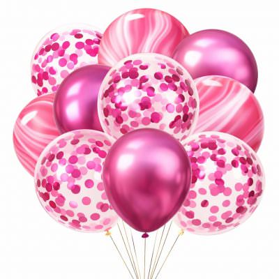 Букет из шаров «Малиновое счастье»