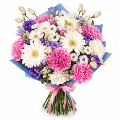 Красивый букет ароматных цветов «Весенний Ветерок»