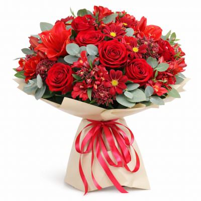 Красивый букет из ароматных цветов «Полевое вдохновение»