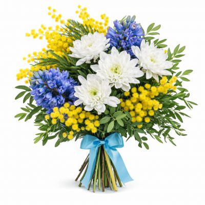 Букет из ароматных цветов «Весенний взрыв»