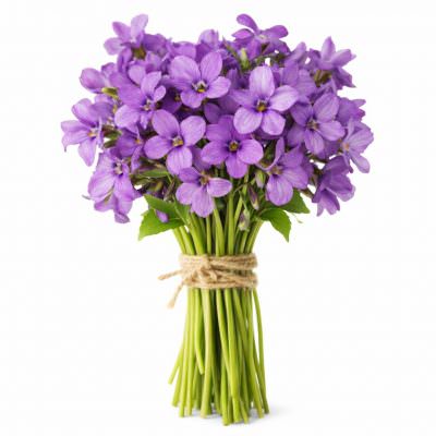 Букет фиалок «Сиреневое чудо»