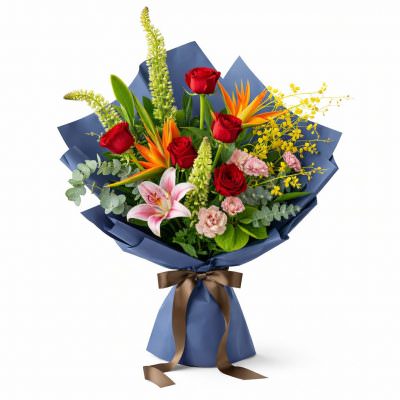 Букет цветов «Летний фейерверк»