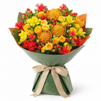 Подарочный букет из цветов «Солнечный заряд»
