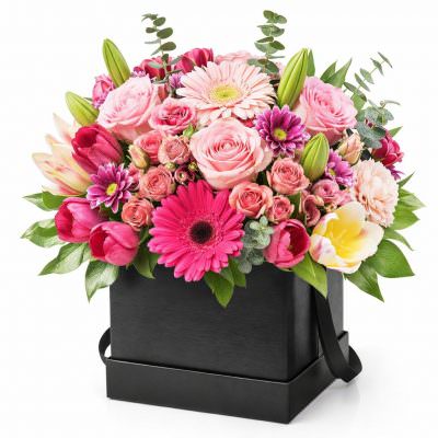 Букет в коробке «Розовый сон»