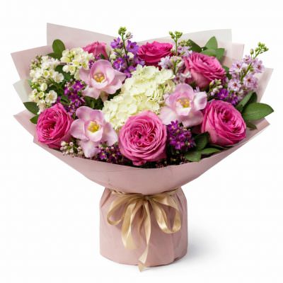 Красивый букет ароматных цветов «Ароматный шик»