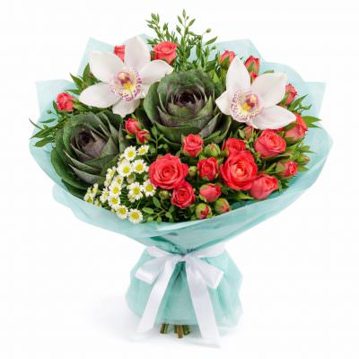 Премиальный букет «Нежность природы»