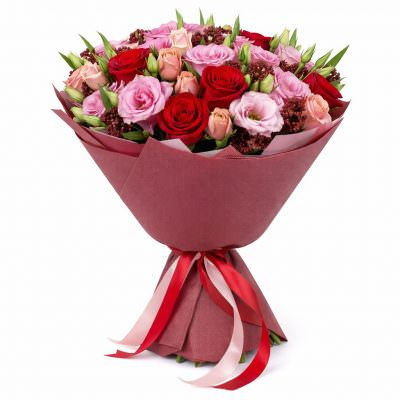 Классический букет из цветов «Яркий акцент»