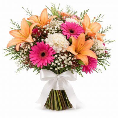 Свадебные букеты невесты из лилий