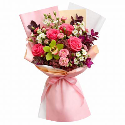 Дизайнерский букет цветов «Солнечное утро»