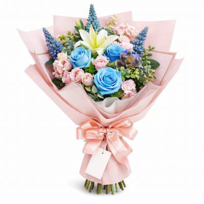 Букет из свежих цветов «Небесное очарование»