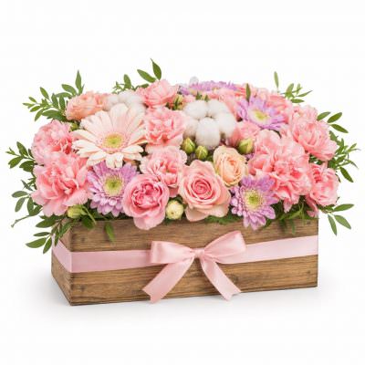 Композиция из цветов «Сиреневый блеск»