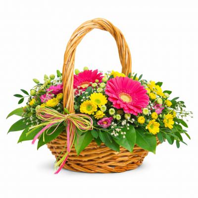 Красивая композиция из цветов «Весеннее настроение»