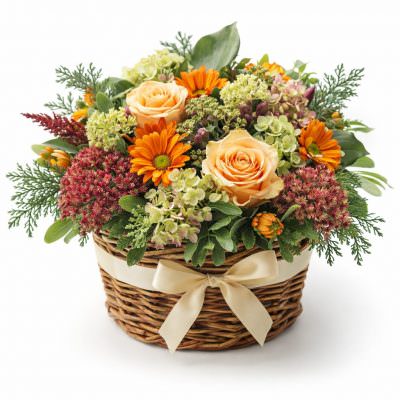 Цветочная корзина «Весеннее солнце»