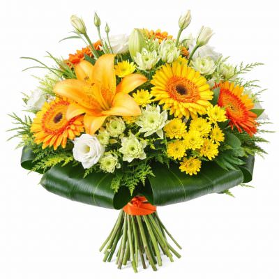 Букет невесты «Яркий венок»
