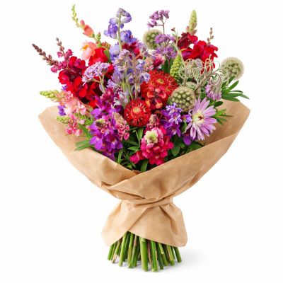 Подарочный букет из цветов «Розовый вечер»