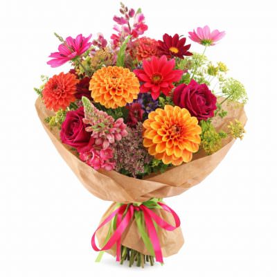 Букет из ароматных цветов «Восторженный рассвет»
