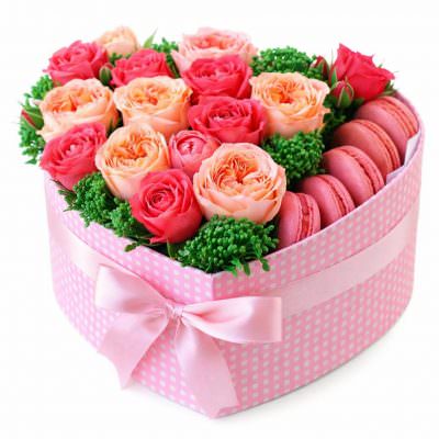 Коробка в виде сердца «Тепло августа»